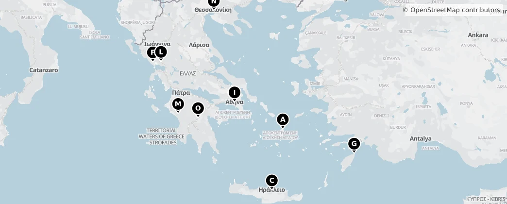 Map of Greece