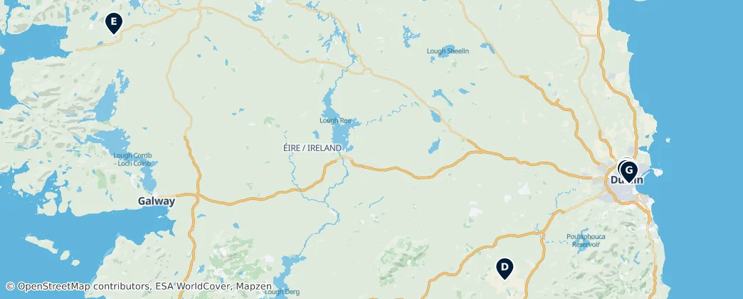 Map of Ireland
