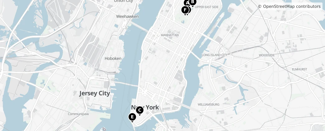Map of Manhattan