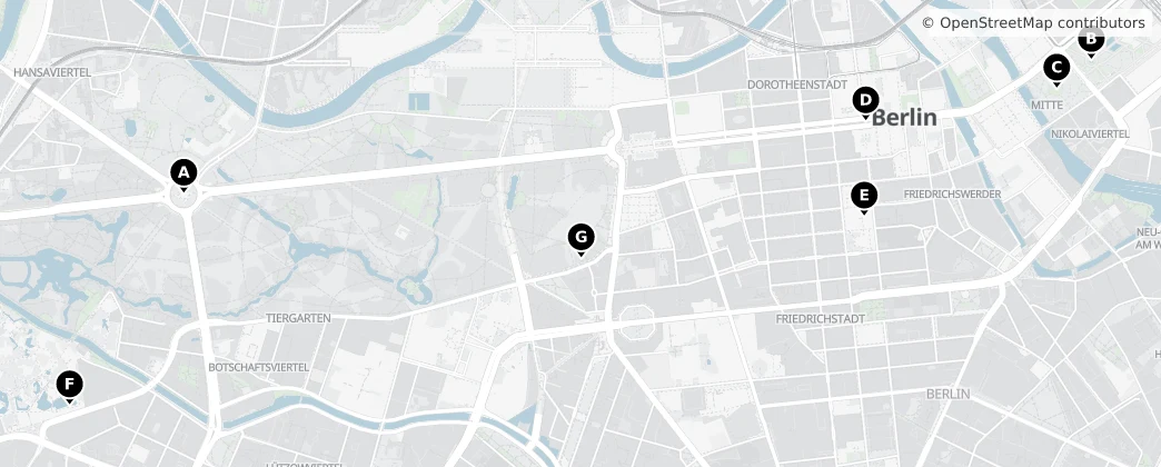 Map of Mitte