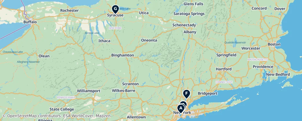 Map of New York