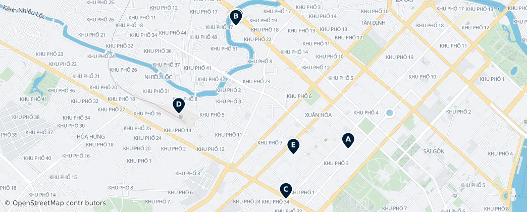 Map of Quận 3