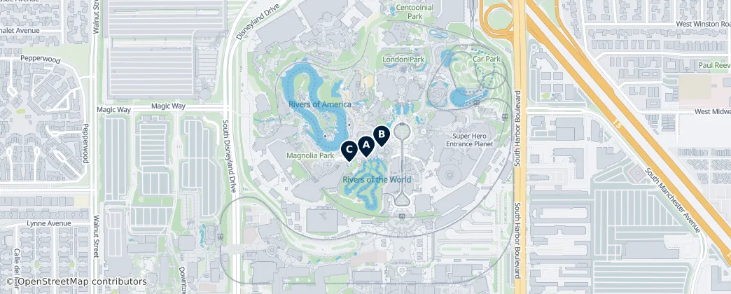 Map of Adventureland