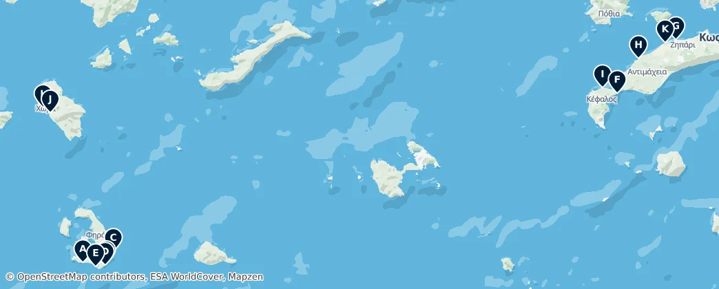 Map of Diocèse décentralisé d'Égée