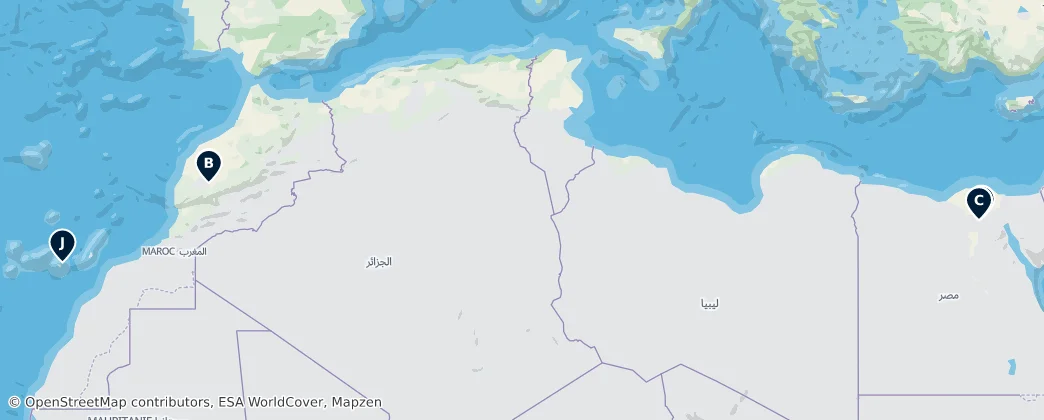 Map of Afrique
