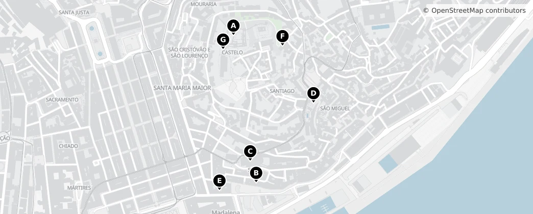 Map of Alfama