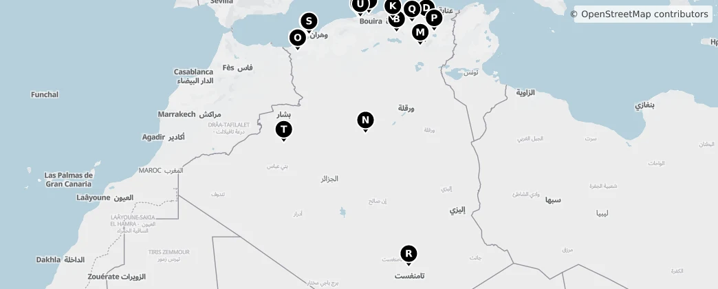 Map of Algérie