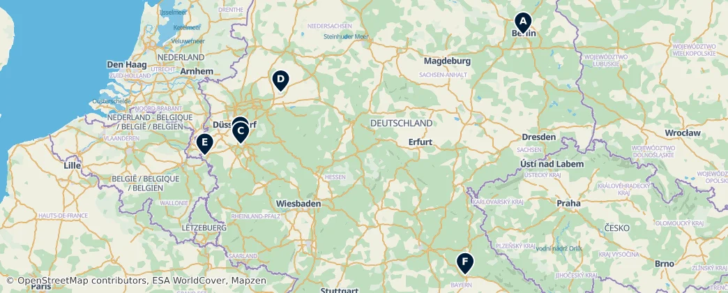 Map of Allemagne