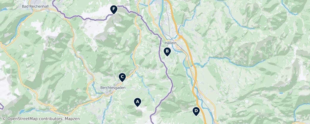 Map of Alpes de Berchtesgaden