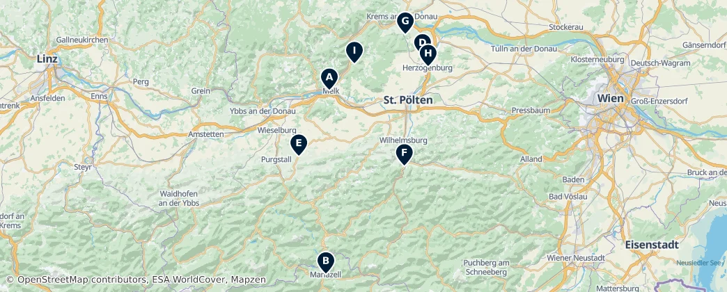 Map of Alpes de Türnitz
