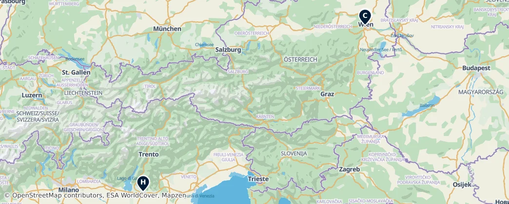 Map of Alpes