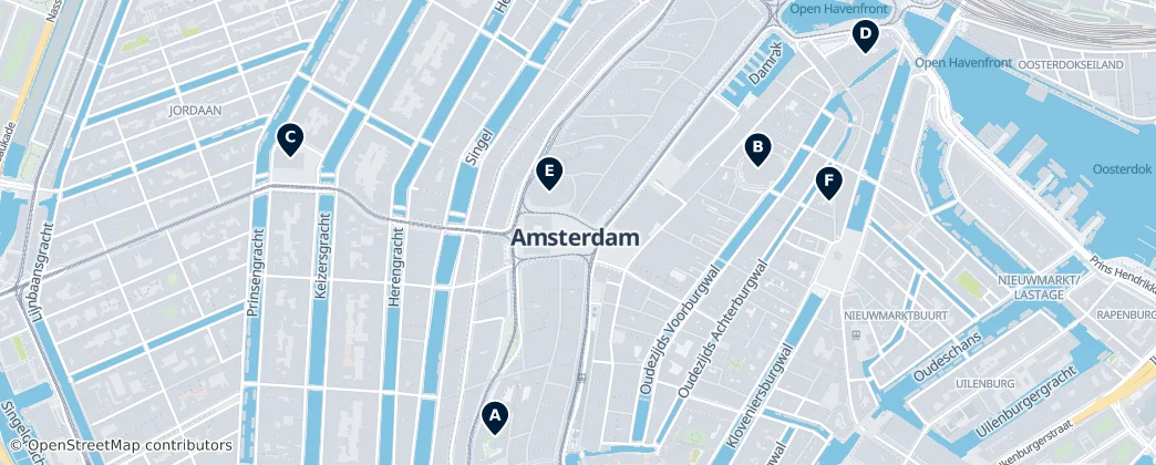 Map of Amsterdam