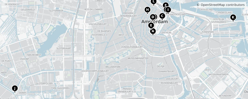 Map of Amsterdam