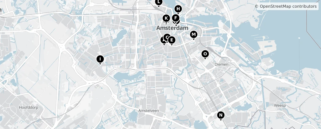 Map of Amsterdam