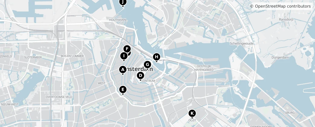 Map of Amsterdam