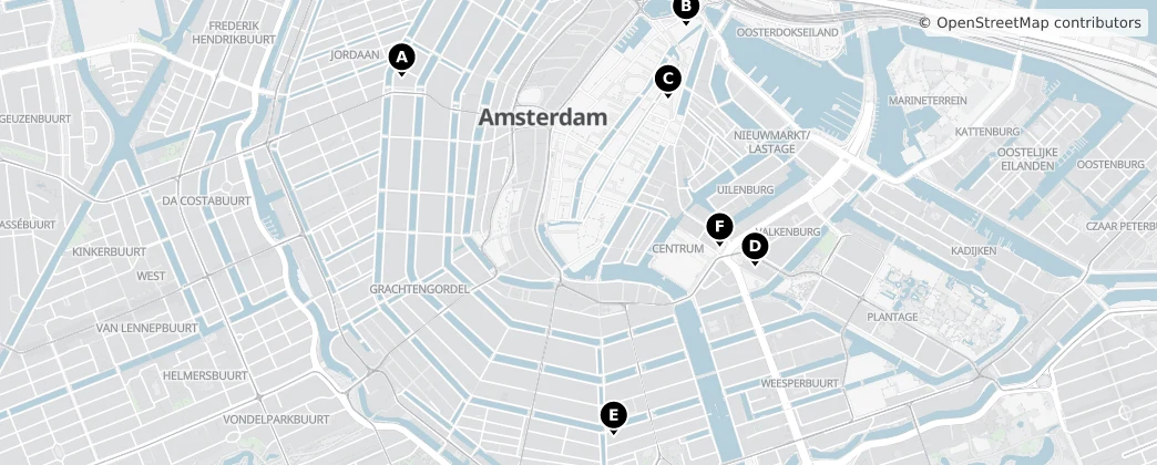 Map of Amsterdam