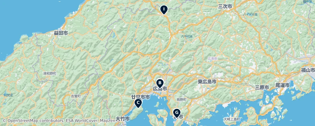 Map of Aki Province