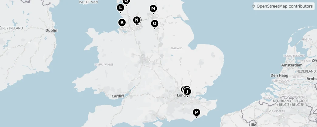 Map of England