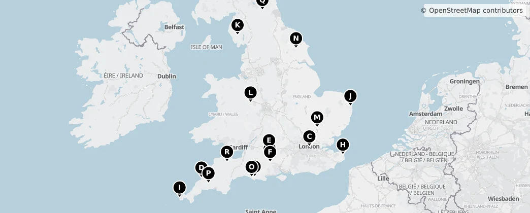 Map of England