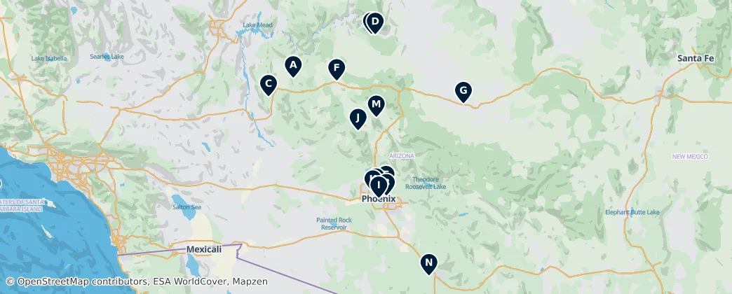 Map of Arizona