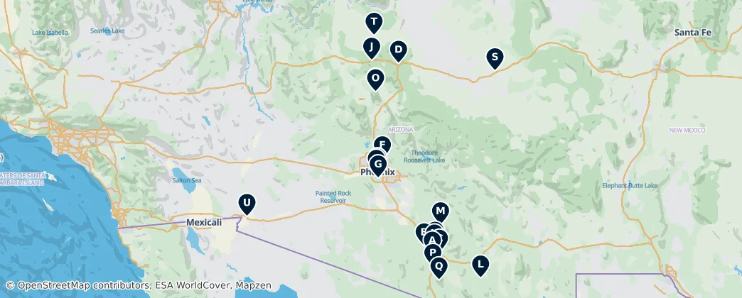 Map of Arizona