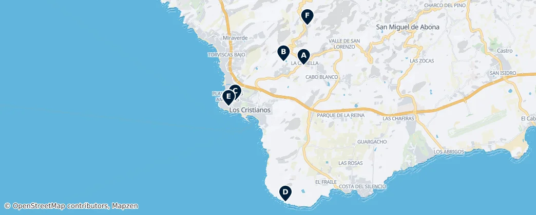 Map of Arona