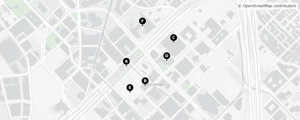 Map of Arts District
