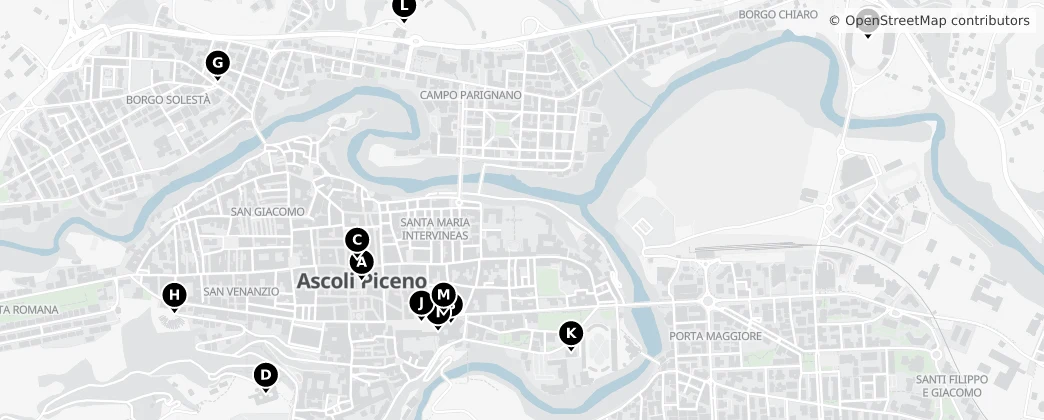 Map of Ascoli Piceno