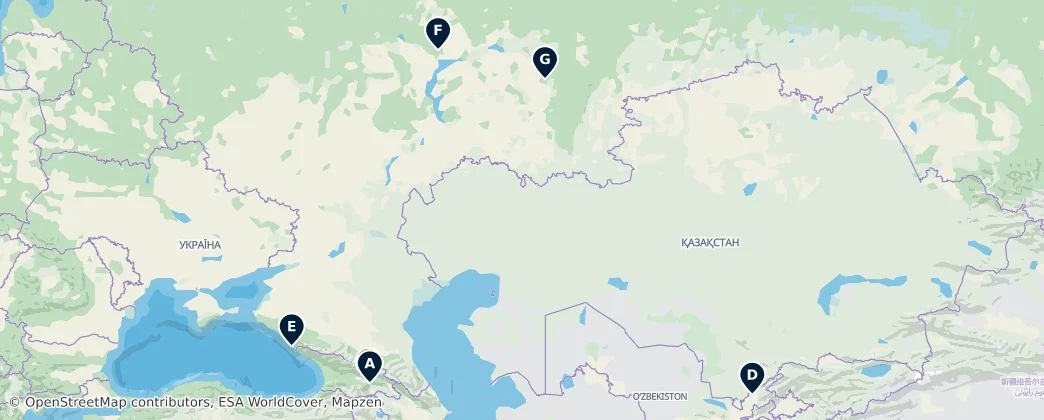 Map of Asie