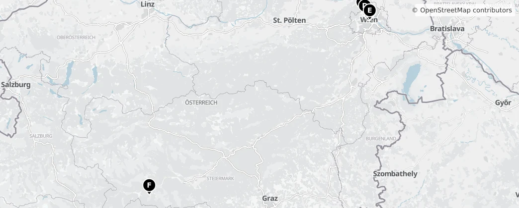 Map of Autriche