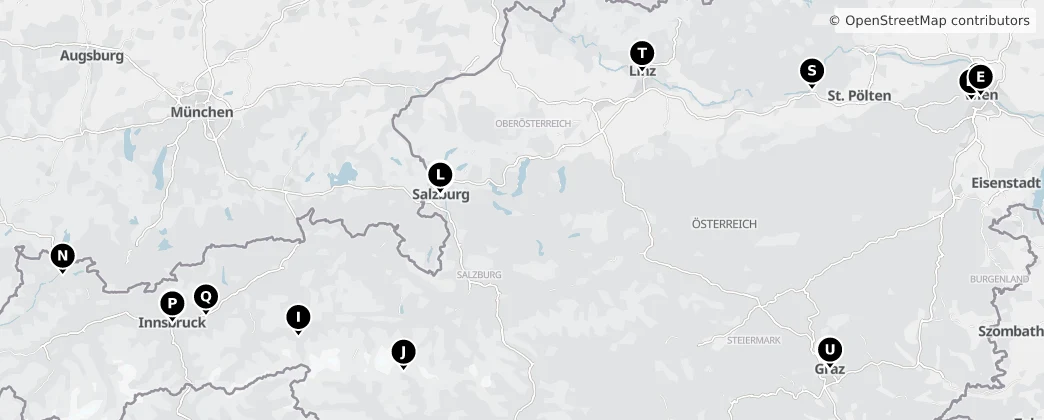 Map of Autriche