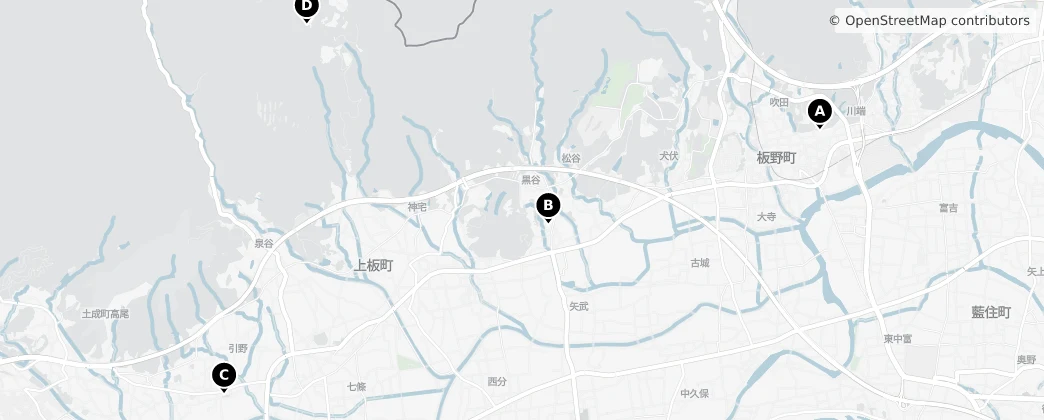 Map of District d'Itano