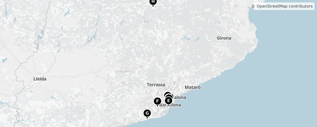 Map of Province de Barcelone