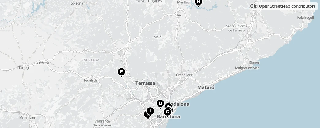 Map of Province de Barcelone