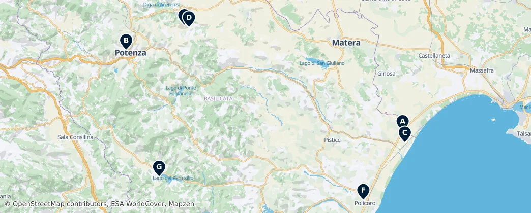Map of Basilicate