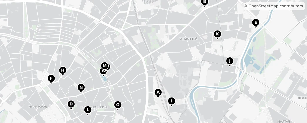 Map of Basmanny