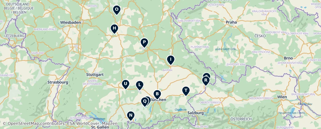 Map of Bavière