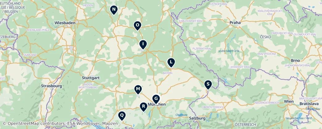 Map of Bavière