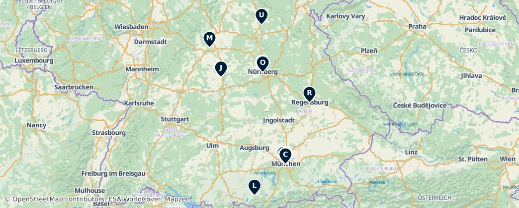 Map of Bavière