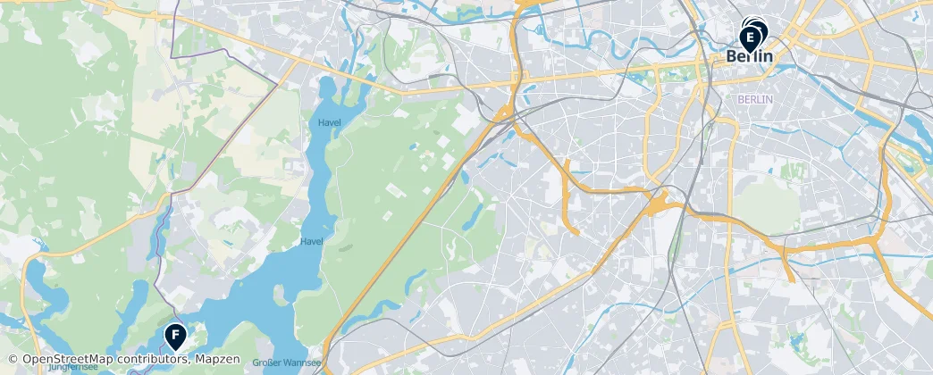 Map of Berlin