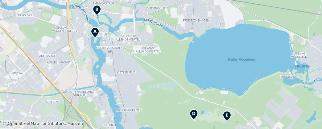 Map of Berlin-Köpenick