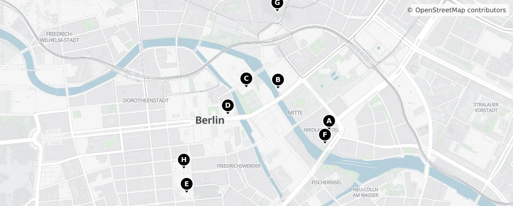 Map of Berlin-Mitte