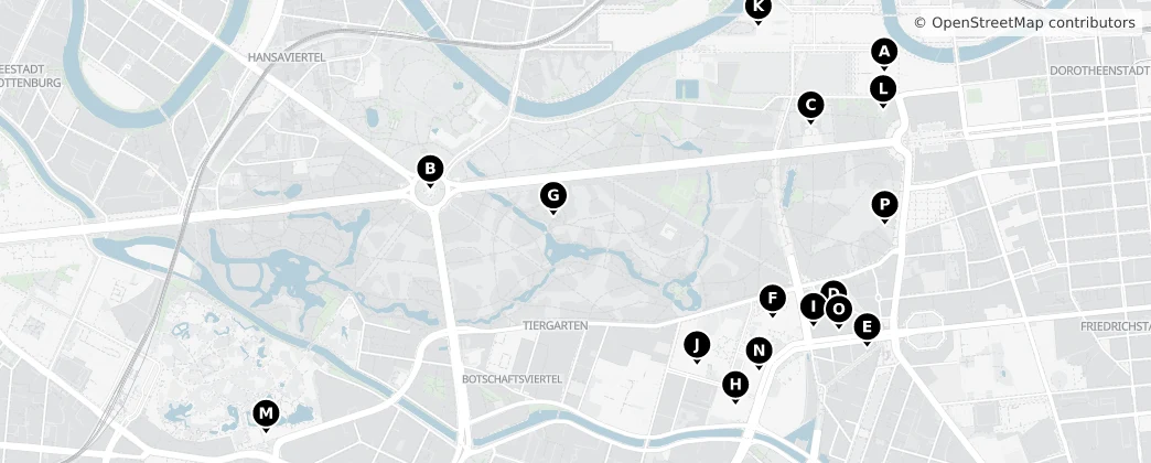 Map of Berlin-Tiergarten