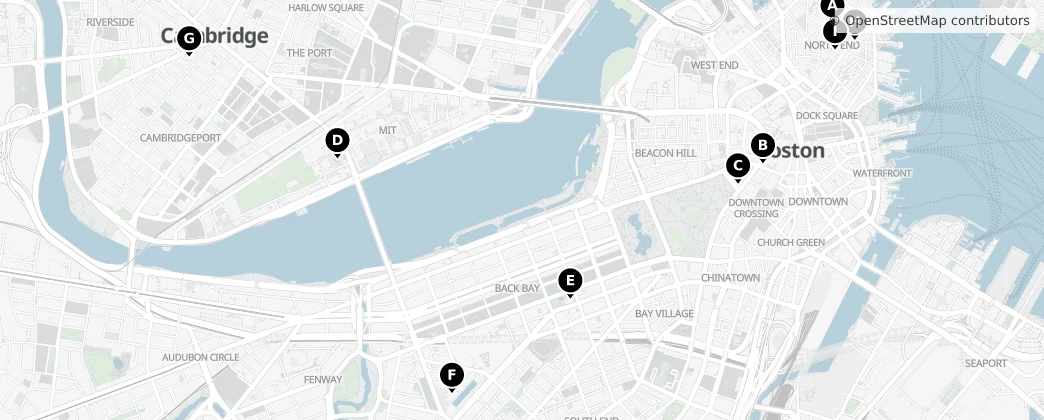 Map of Boston