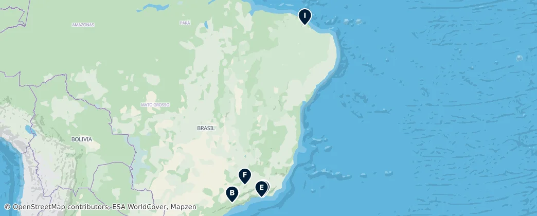 Map of Brésil