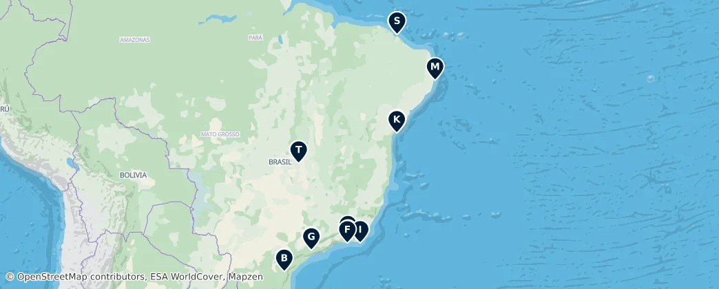 Map of Brésil