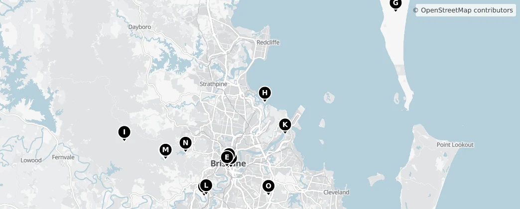 Map of Brisbane