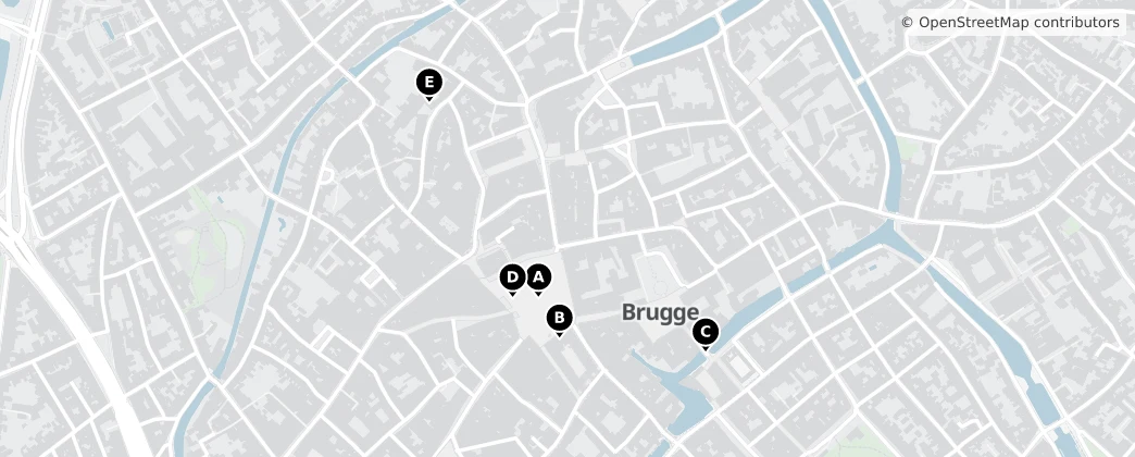 Map of Bruges-Centre