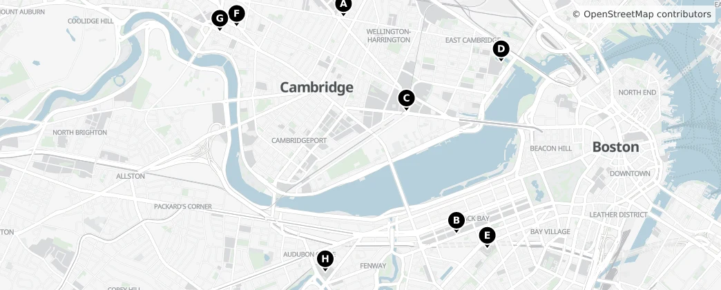 Map of Cambridge