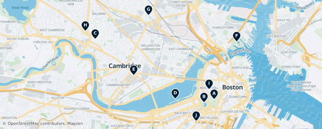 Map of Cambridge